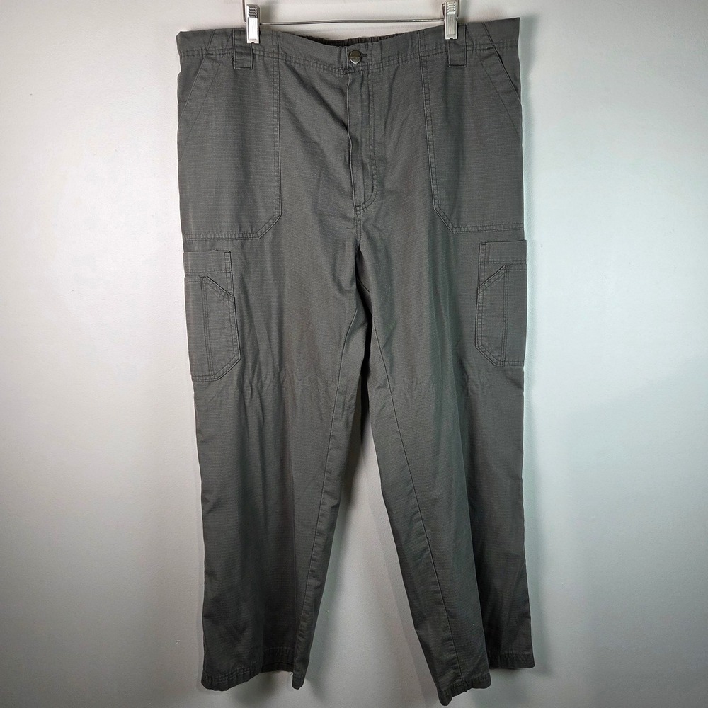 Carhartt Cargo Pants Women XL Green Excellent Ripstop Utility C54108 Workwear